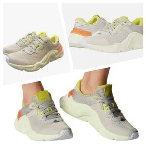 Sorel KINETIC RNEGD LACE Dark Stone Bolt Sneakers Women's Shoes Size 8